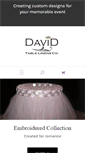 Mobile Screenshot of davidtablelinens.com